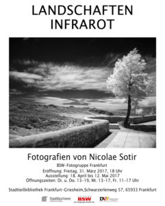 Read more about the article Besuch der Fotoausstellung Landschaften Infrarot in Frankfurt