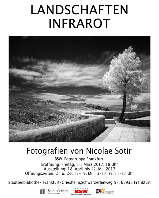 You are currently viewing Besuch der Fotoausstellung Landschaften Infrarot in Frankfurt